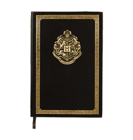 Faux Leather Hogwarts Crest Notebook | Harry Potter Shop