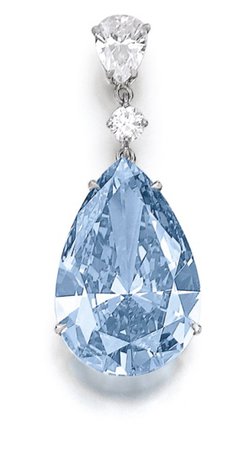 Apollo blue diamond earring