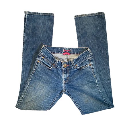 wrangler premium bootcut low rise jeans