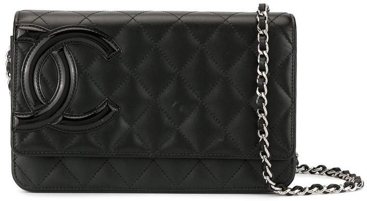 Pre-Owned Cambon line chain shoulder wallet bag