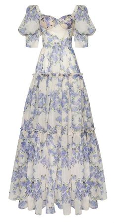 white lavender dress