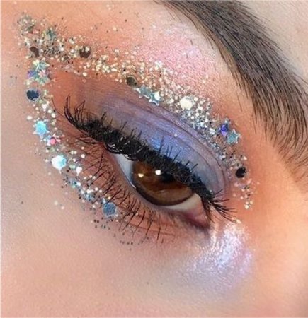 sparkle make up look