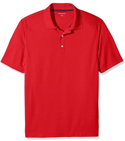 boys red polo shirt