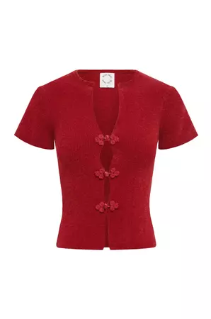 Ruby Top | Red – With Jéan