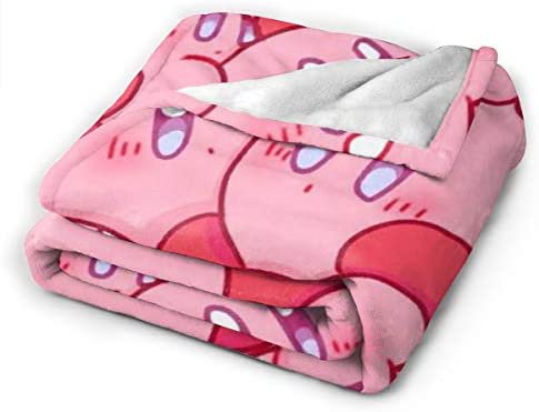 Others Kirby-Cartoon Ultra Soft Blanket Throw Thick Blanket All Season Premium Fluffy Microfiber Fleece Throw for Sofa Couch Bed : Home & Kitchen