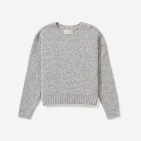 Women’s Teddy Crew Neck Sweater | Everlane grey