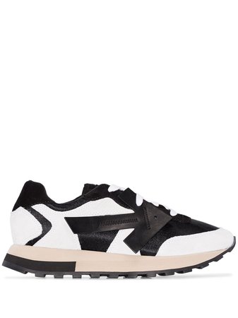 Off-White Black And White Arrow Low-Top Runner Sneakers | Farfetch.com