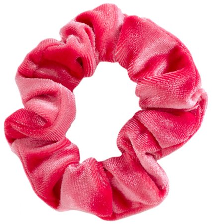 dark pink scrunchie