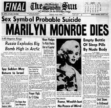 marilyn monroe headlines - Google Search
