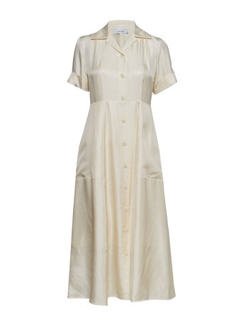 Calvin Klein Silk Twill Long Shirt Dress Ss (Calico) (184.50 €) - Calvin Klein - | Boozt.com