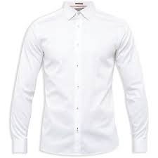 mens white button down shirt