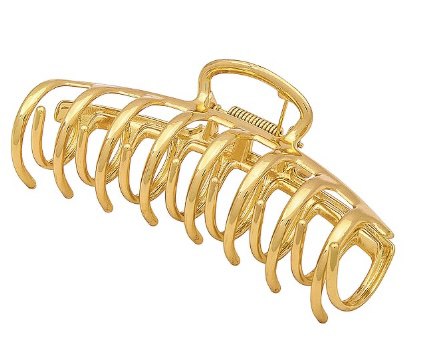 claw clip gold