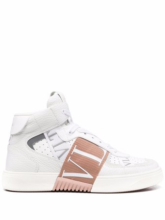 Shop white Valentino Garavani Untitled high-top sneakers with Express Delivery - Farfetch