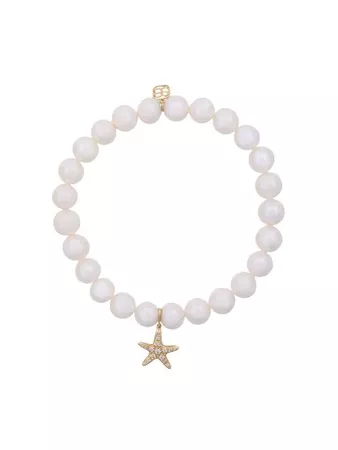 Sydney Evan Starfish Pearl Beaded Bracelet