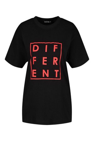 Different Graphic T-Shirt | boohoo