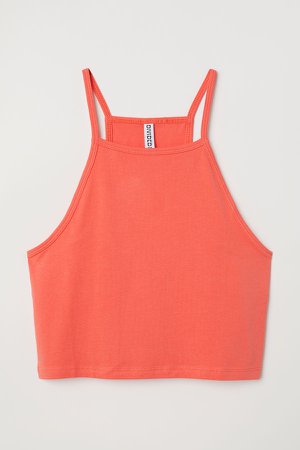 Short Camisole Top | Orange | WOMEN | H&M US