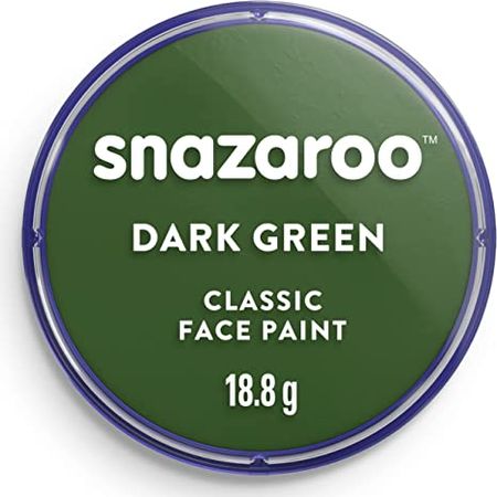 Amazon.com: Snazaroo Classic Face and Body Paint, 18ml, Dark Green