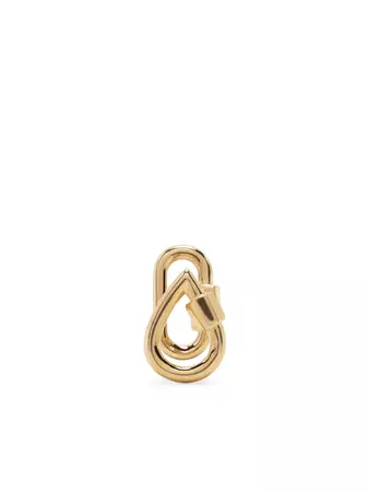 Marla Aaron 18kt Yellow Gold Classic Lockette Single Earring - Farfetch