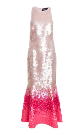 Paillette Gradient Midi Dress By David Koma | Moda Operandi