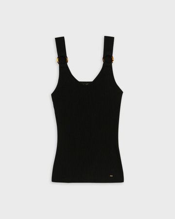 Knitted Tank Top - Black | Sweaters | Ted Baker