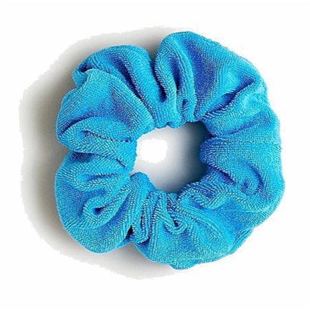 blue scrunchie