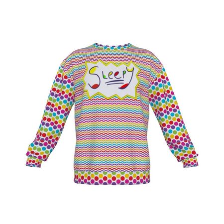 Kidcore Sweater 90s Sweatshirt Decora Clothing Polka Dot - Etsy Brasil