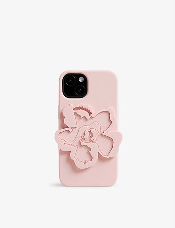 TED BAKER - Rosili 3D magnolia detail silicone iPhone 13 case | Selfridges.com