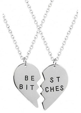 Best Bitches Necklace Set | Attitude Clothing