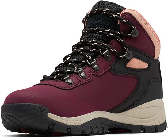 Amazon.com | Columbia Women's Newton Ridge Plus, Marionberry/Black, 6.5 | Hiking Boots