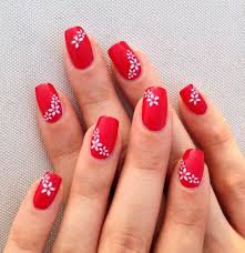 red and white nails - Google Search