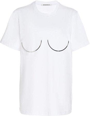 Boyarovskaya Metal-Detailed Cotton T-Shirt