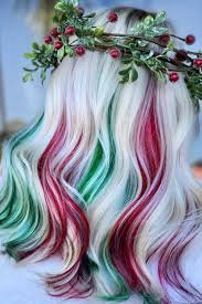 white red and green hair - Google Search
