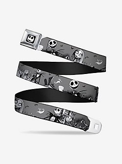 The Nightmare Before Christmas Jack Multiple Expressions Seatbelt Belt