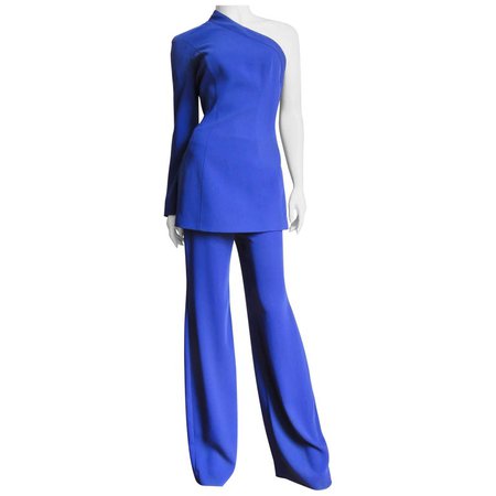 Thierry Mugler New Pants and Jacket with a Removable Sleeve For Sale at 1stdibs