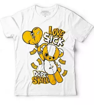 white and yellow graphic tee - Google Search