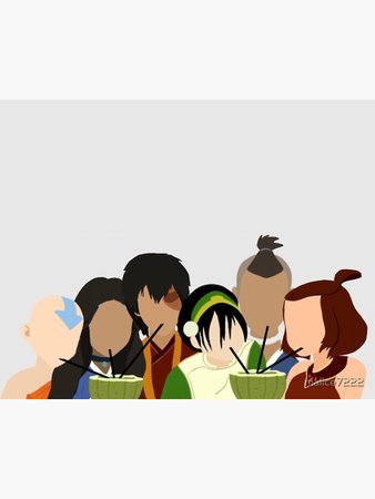 "Team Avatar Friends" Photographic Print by malice7222 | Redbubble