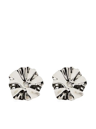 Toga Pulla oversized flower earrings with Express Delivery - FARFETCH