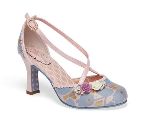 Joe Browns Couture Evangeline Court Shoe UK3-9 EU36-42 Lilac & Gold Round Toe | eBay