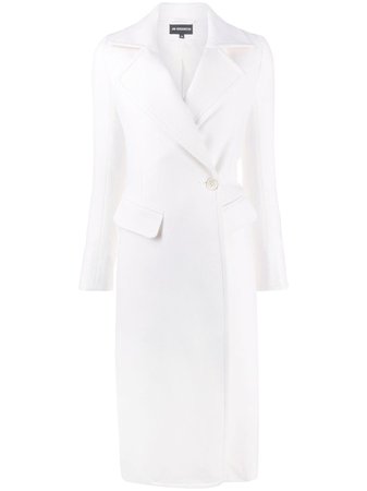 Shop white Ann Demeulemeester double-breasted peacoat with Express Delivery - Farfetch
