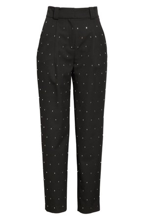 A.L.C. Colin Crystal Pleated Tapered Pants | Nordstrom