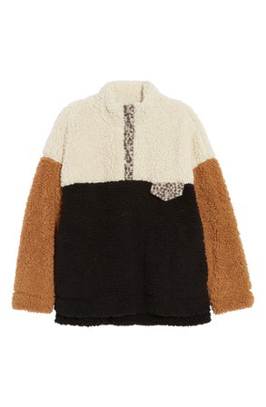 Thread & Supply Wubby Colorblock Fleece Pullover | Nordstrom