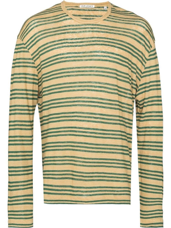 Our Legacy striped long-sleeve linen T-shirt