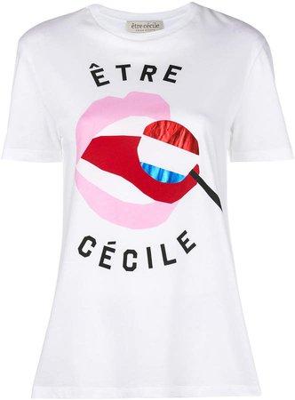Être Cécile graphic logo T-shirt
