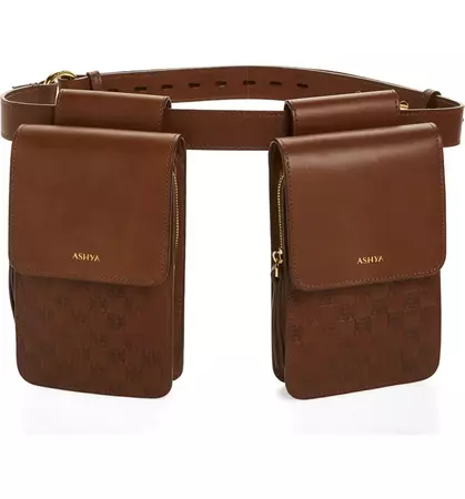 ASHYA Heritage Multi Pouch Leather Belt Bag | Nordstrom