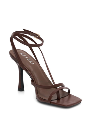 brown high heels