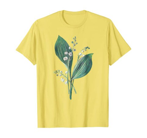 Lily of The Valley Plant Art Painting T-Shirt