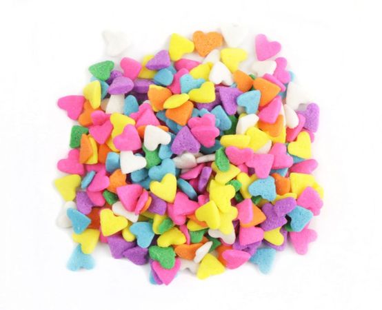 Pastel Heart Sprinkles at Online Candy Store