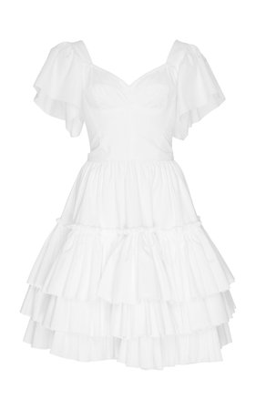 Bustier Cotton Poplin Mini Dress by Dolce & Gabbana | Moda Operandi