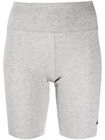 Nike Logo Print Fitted Shorts - Farfetch