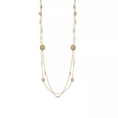 MW by Matthew Williamson Gold Plated Gold Filagree Rope Necklace | Debenhams